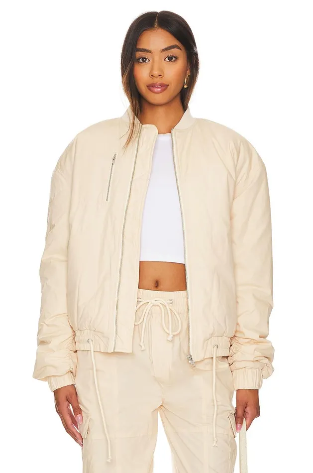 Lovers and Friends Jackets and Coats Women Wren Bomber Jacket Macadamia Neutral