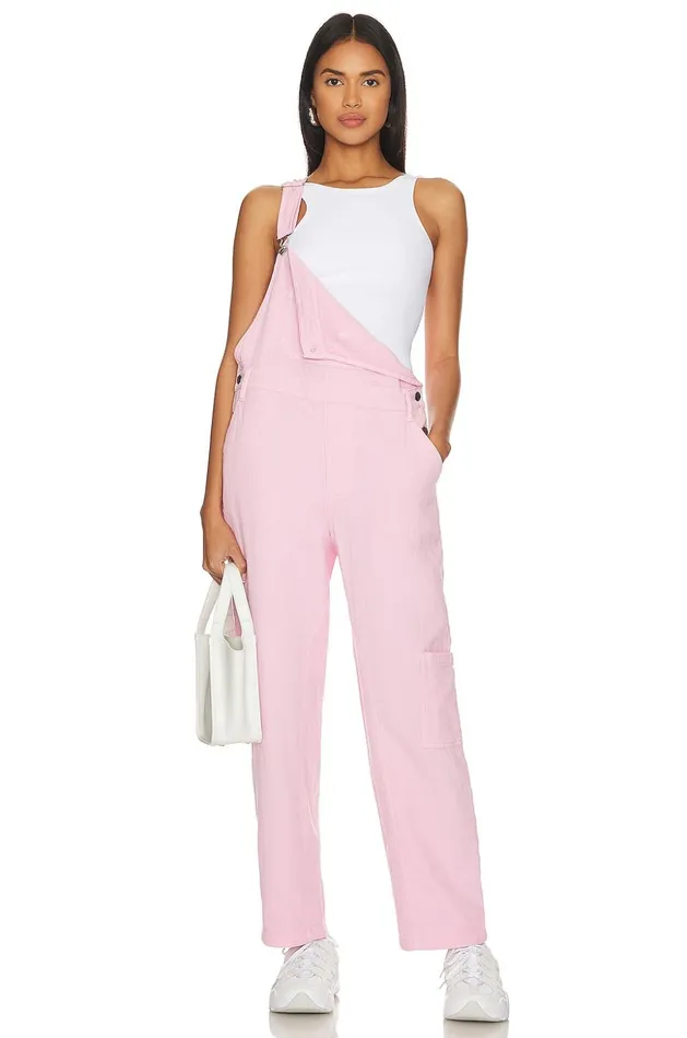 Lovers and Friends Jumpsuits Women Sean Overall Candy Pink
