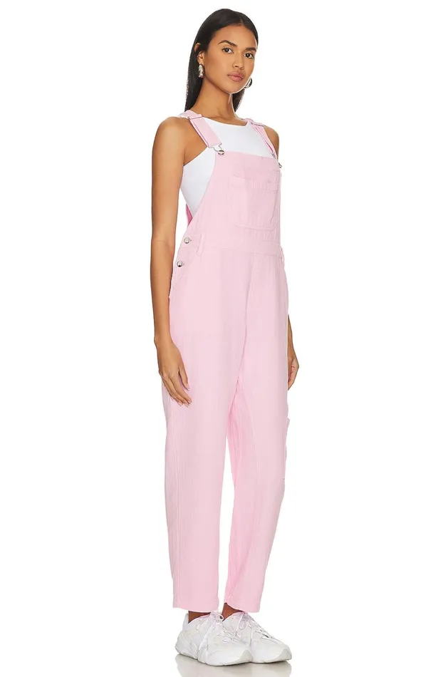 Lovers and Friends Jumpsuits Women Sean Overall Candy Pink Lovers and Friends Jumpsuits Women Sean Overall Candy Pink