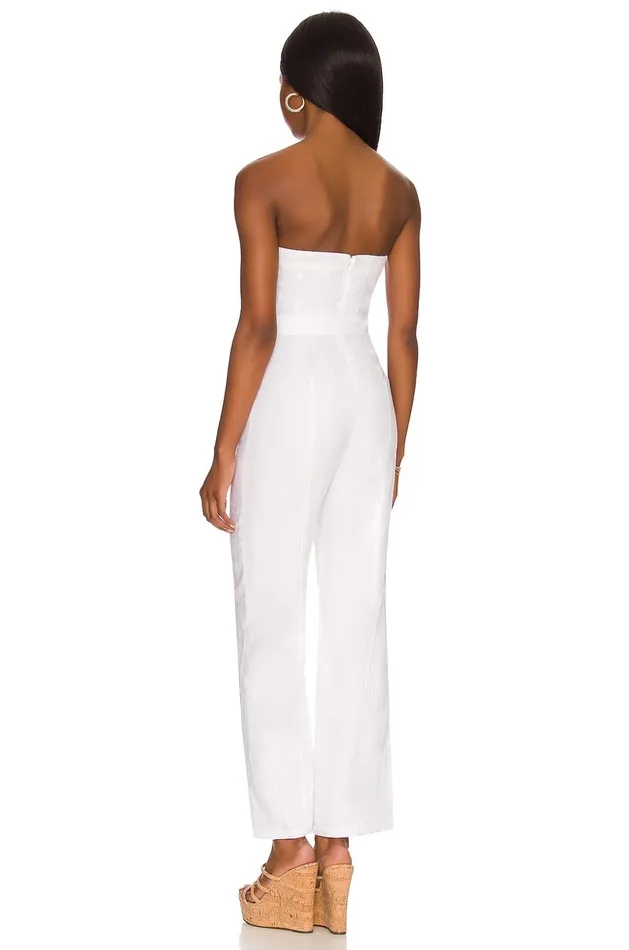 Lovers and Friends Jumpsuits Women Steph Jumpsuit White Lovers and Friends Jumpsuits Women Steph Jumpsuit White