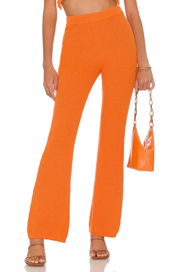Lovers and Friends Pants Women Devitta Knit Pant Tangerine
