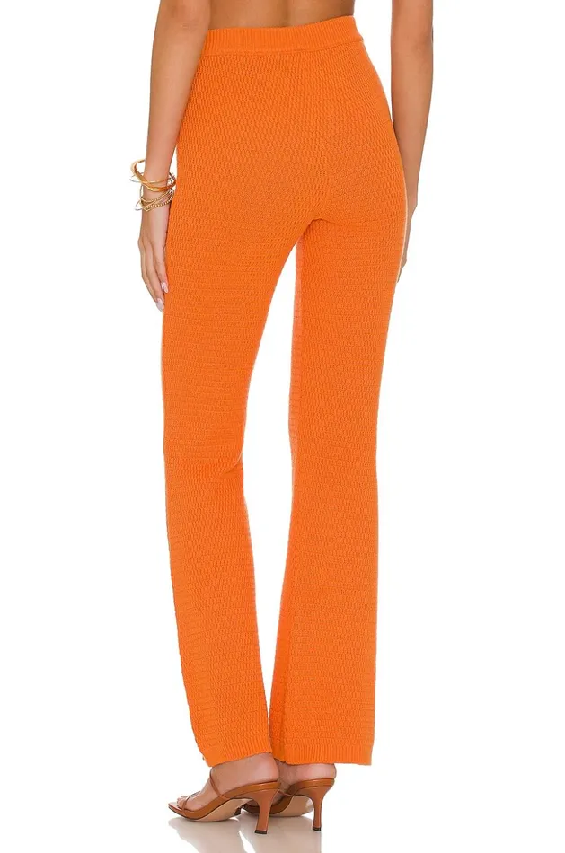 Lovers and Friends Pants Women Devitta Knit Pant Tangerine Lovers and Friends Pants Women Devitta Knit Pant Tangerine