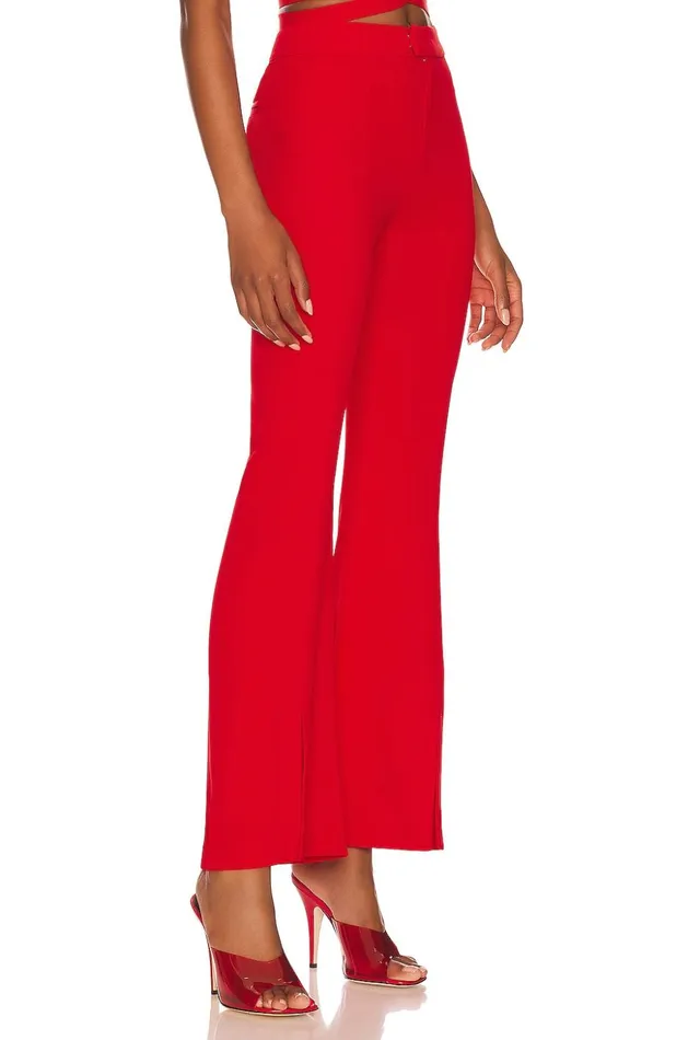 Lovers and Friends Pants Women Imani Pant Red Lovers and Friends Pants Women Imani Pant Red