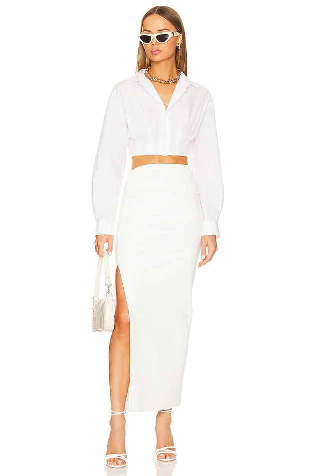Lovers and Friends Skirts Women Julie Maxi Skirt White Lovers and Friends Skirts Women Julie Maxi Skirt White