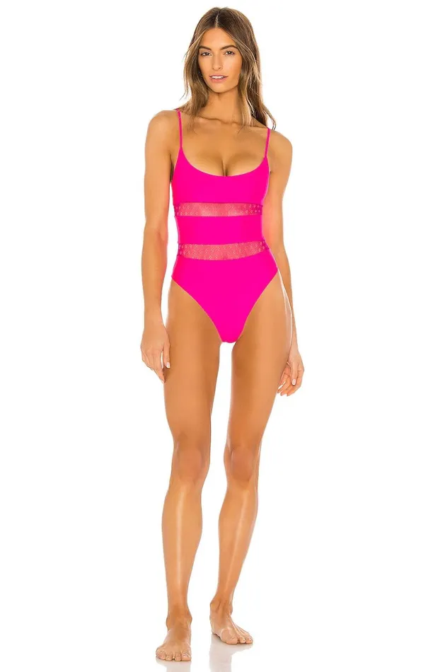 Lovers and Friends Swimsuits and CoverUps Women Jet One Piece Pitaya