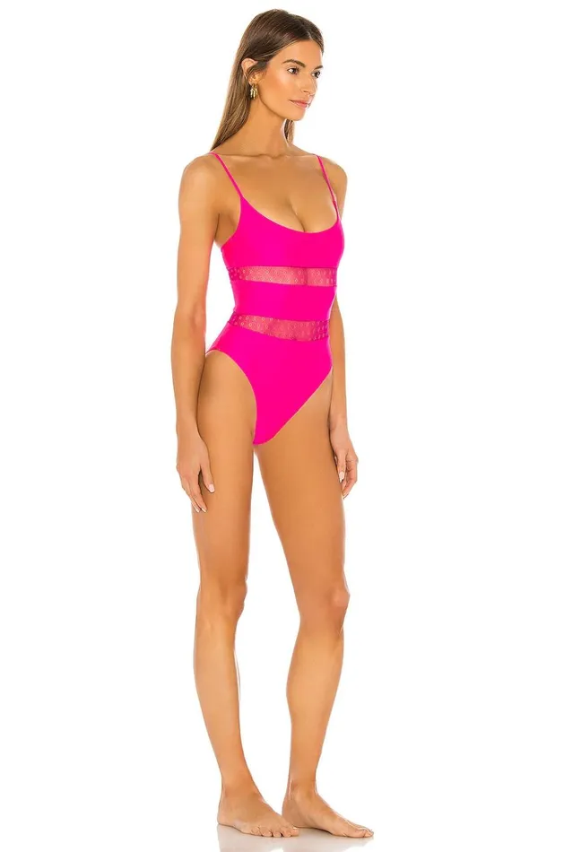 Lovers and Friends Swimsuits and CoverUps Women Jet One Piece Pitaya Lovers and Friends Swimsuits and CoverUps Women Jet One Piece Pitaya