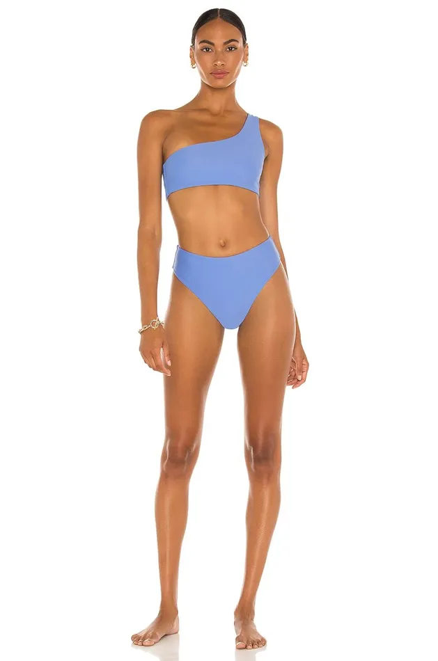 Lovers and Friends Swimwear Women The Camille High Waist Bottom Baja Blue Lovers and Friends Swimwear Women The Camille High Waist Bottom Baja Blue