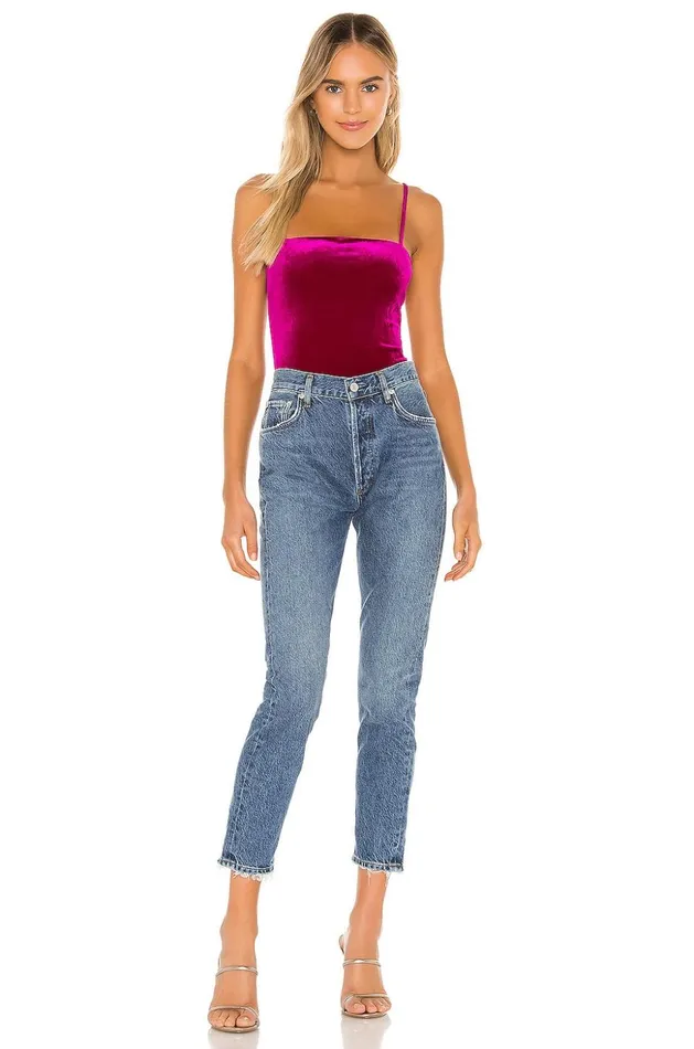 Lovers and Friends Tops Women Agnes Bodysuit Magenta Lovers and Friends Tops Women Agnes Bodysuit Magenta