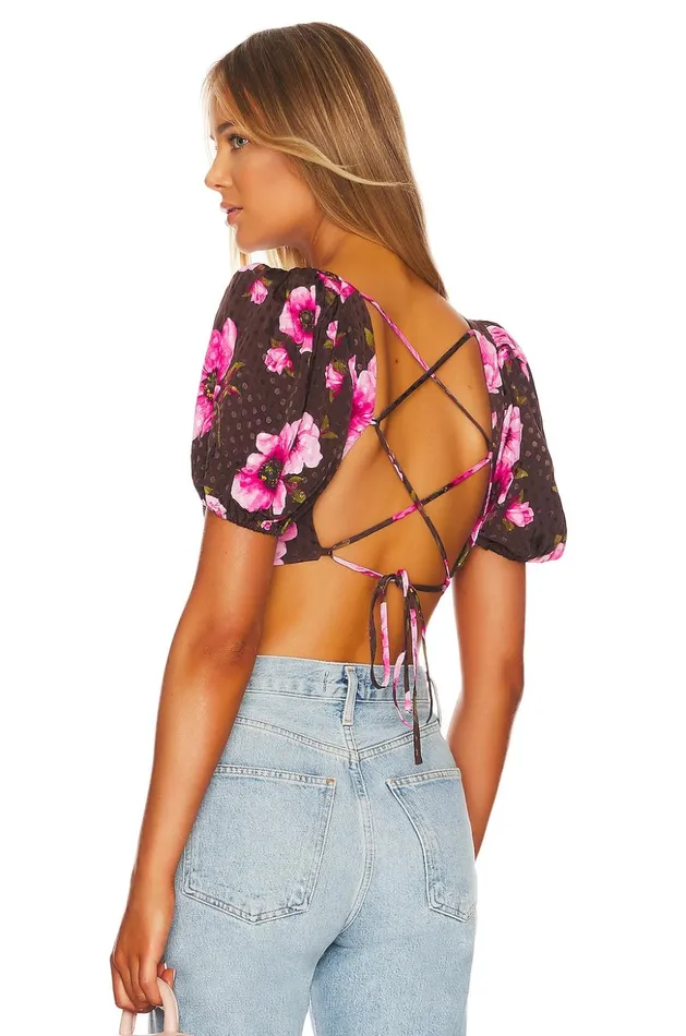 Lovers and Friends Tops Women Camden Top Tessa Floral Multi