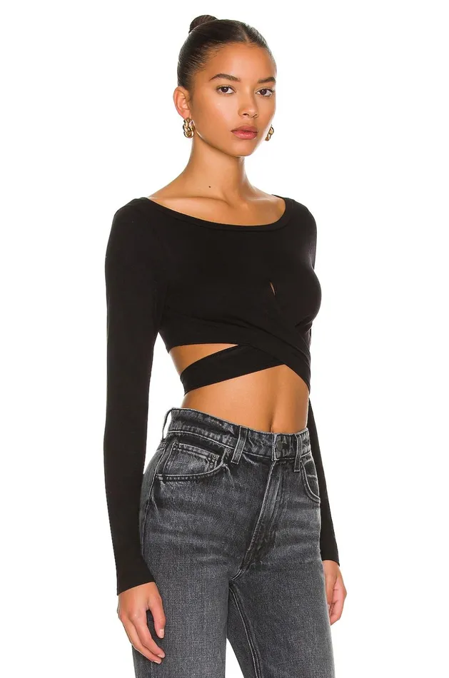 Lovers and Friends Tops Women Clio Top Black Lovers and Friends Tops Women Clio Top Black