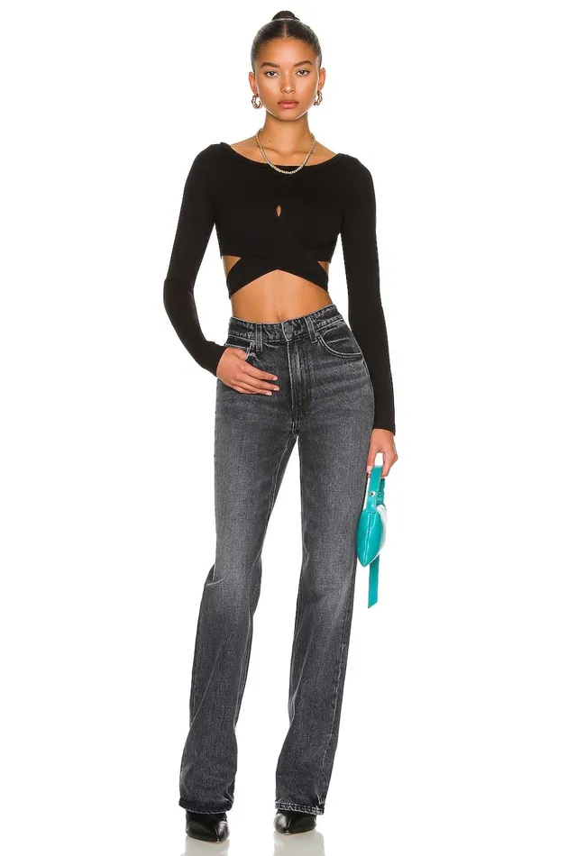 Lovers and Friends Tops Women Clio Top Black Lovers and Friends Tops Women Clio Top Black