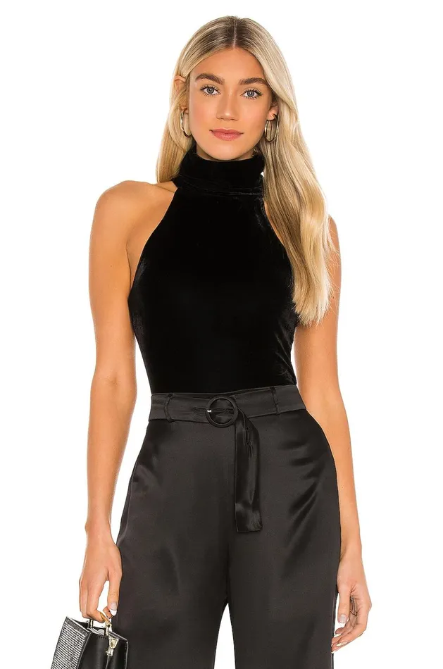 Lovers and Friends Tops Women Ellen Bodysuit Black