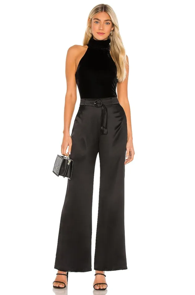 Lovers and Friends Tops Women Ellen Bodysuit Black Lovers and Friends Tops Women Ellen Bodysuit Black