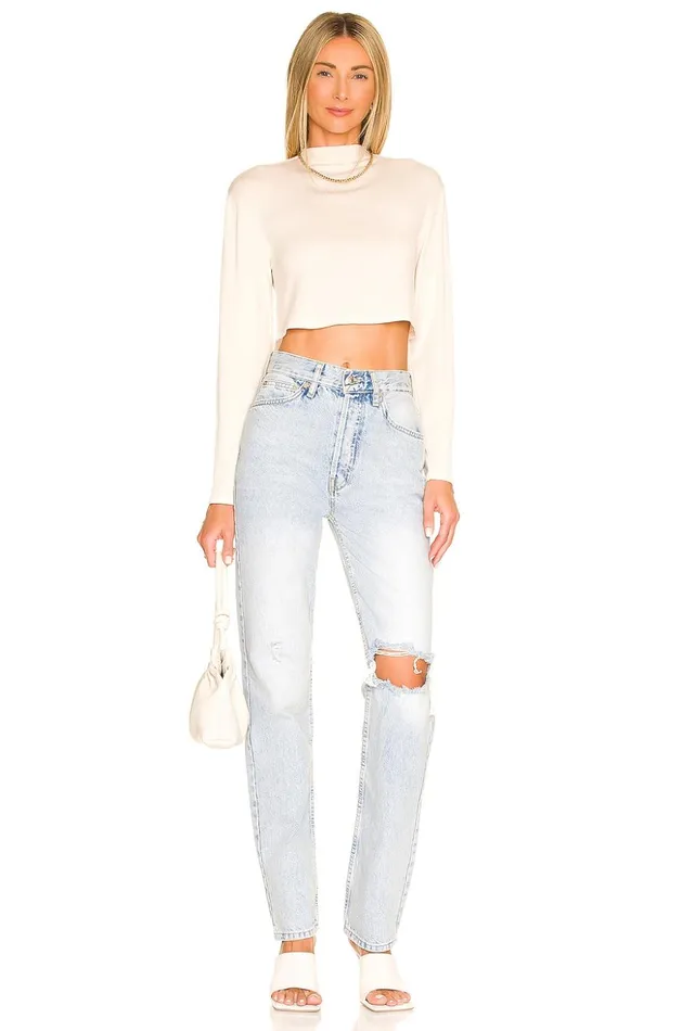 Lovers and Friends Tops Women Mandy Top Egret Lovers and Friends Tops Women Mandy Top Egret