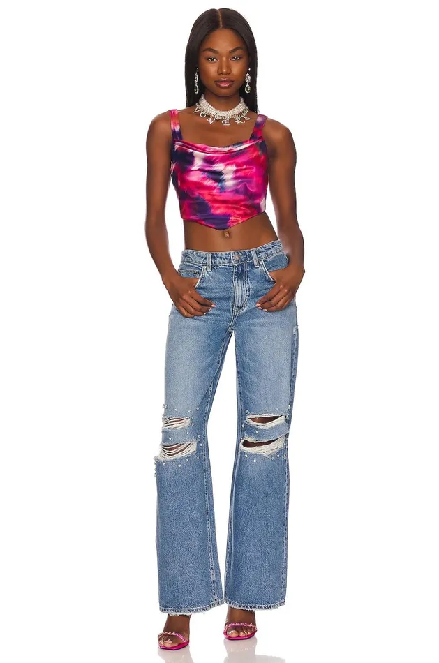 Lovers and Friends Tops Women Santa Monica Bustier Lyza Dye Lovers and Friends Tops Women Santa Monica Bustier Lyza Dye