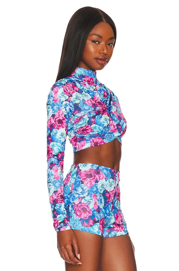 Lovers and Friends Tops Women Sunset Crop Top Kate Floral Lovers and Friends Tops Women Sunset Crop Top Kate Floral