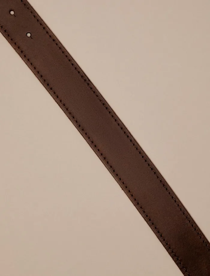 Lucky Brand Belts Men Buckle Belt Dark Brown