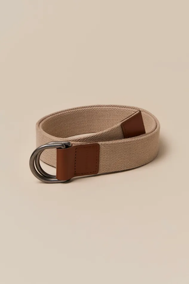 Lucky Brand Belts Men Men039s Solid Webbing Belt Canvas Tan