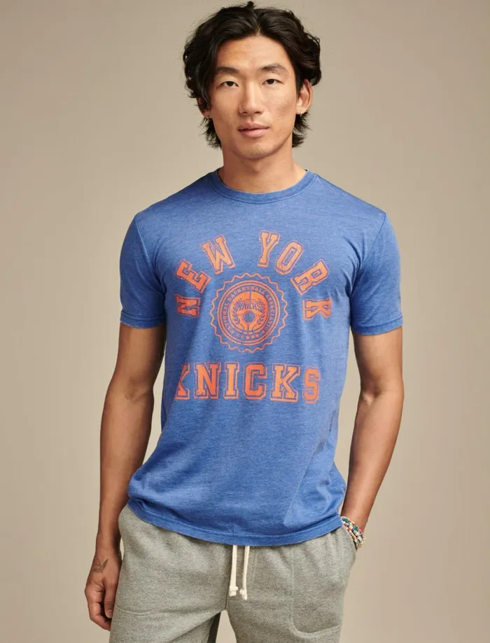 Lucky Brand Graphic Tees Men Knicks Graphic Tee Royal