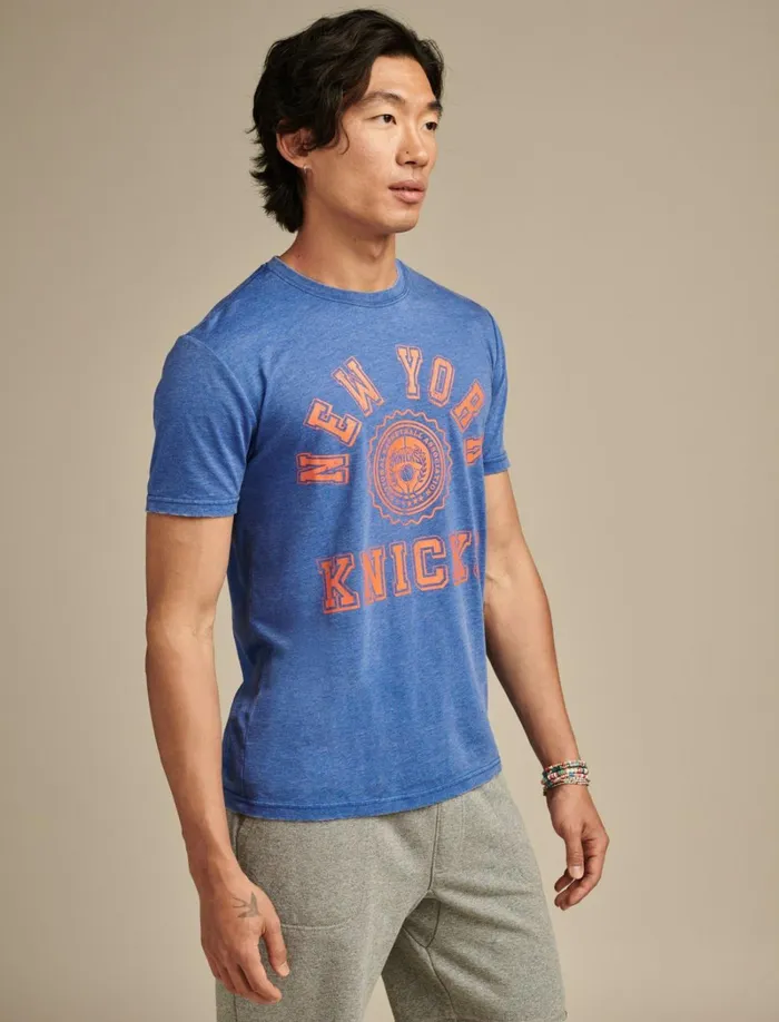 Lucky Brand Graphic Tees Men Knicks Graphic Tee Royal