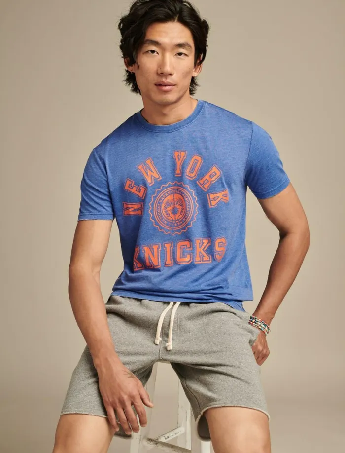 Lucky Brand Graphic Tees Men Knicks Graphic Tee Royal