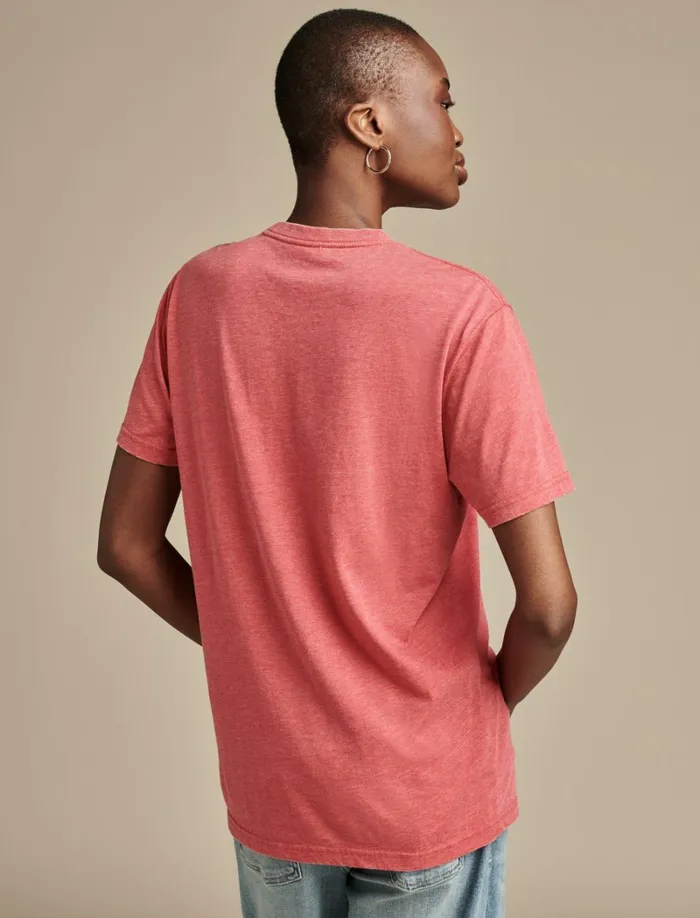 Lucky Brand Graphic Tees Women Heat Graphic Tee 636 Red
