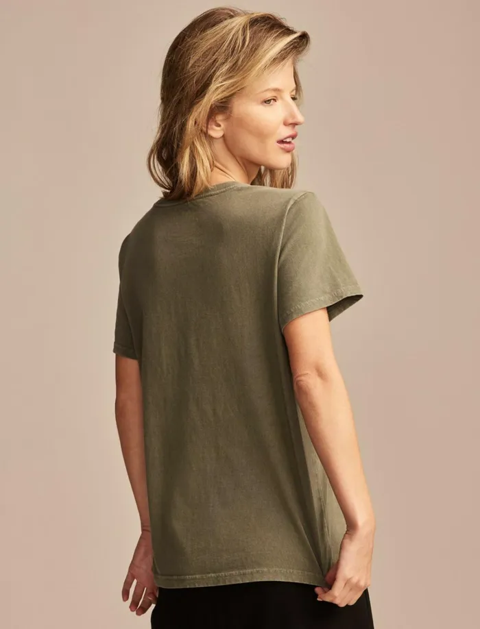 Lucky Brand Graphic Tees Women Janis Joplin Frame Classic Crew Thyme