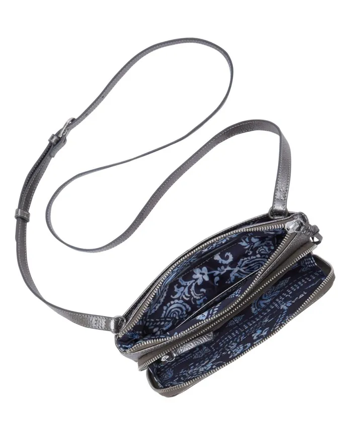 Lucky Brand Handbags Women Ezra Crossbody Dark Grey