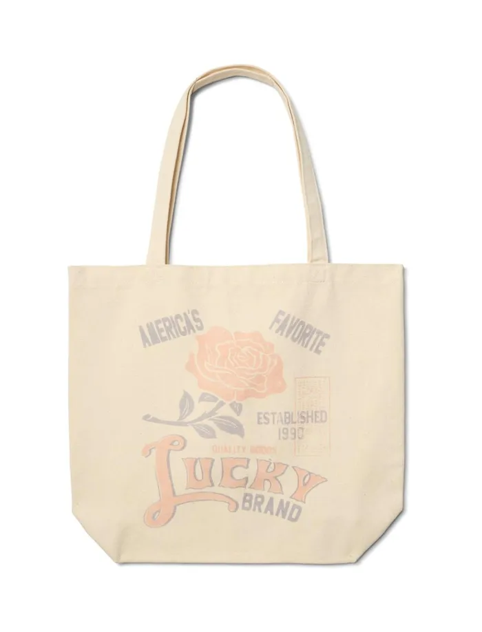 Lucky Brand Handbags Women Lucky Graphic Tote Natural