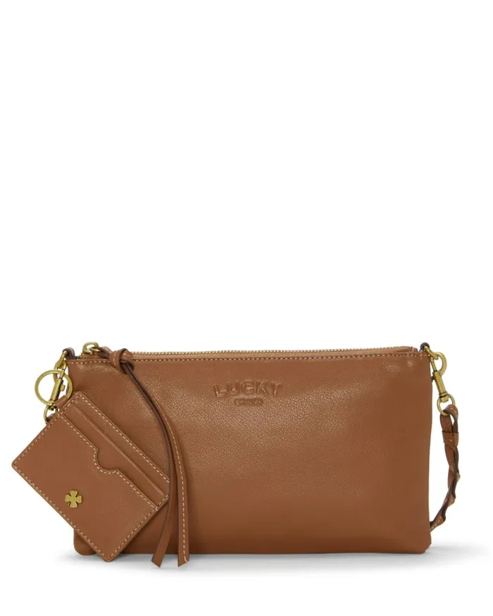 Lucky Brand Handbags Women Nola Gift Box Rust Brown