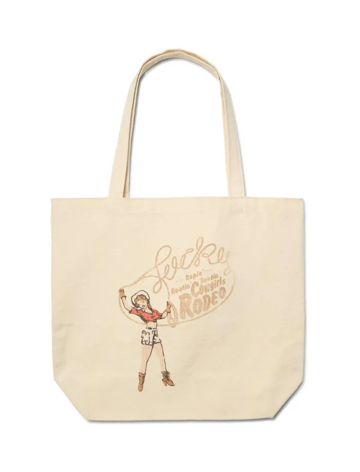 Lucky Brand Handbags Women Rodeo Graphic Tote Natural
