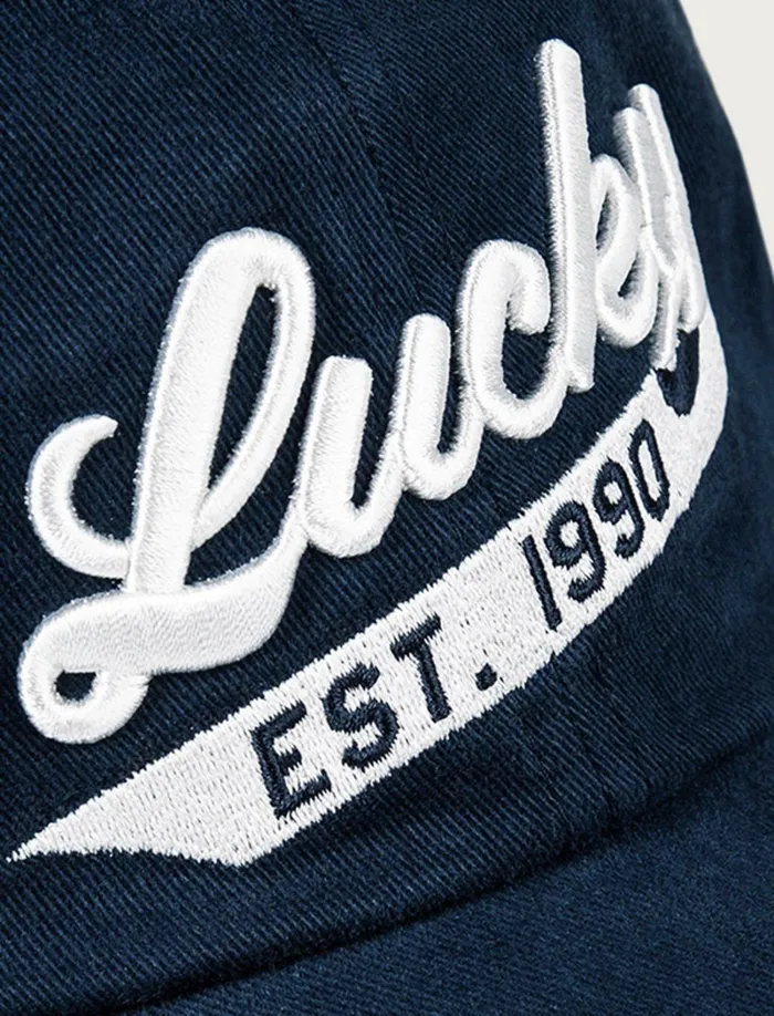 Lucky Brand Hats Men Lucky 1990 Embroidered Dad Hat Dark Blue