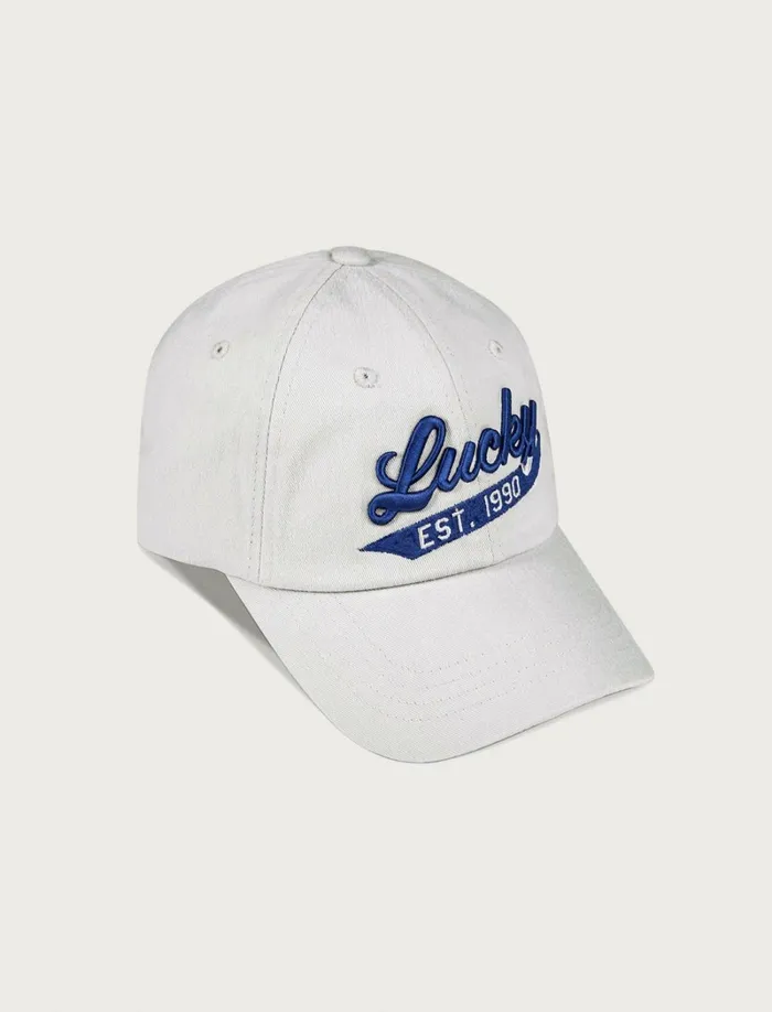 Lucky Brand Hats Men Lucky 1990 Embroidered Dad Hat Open Grey