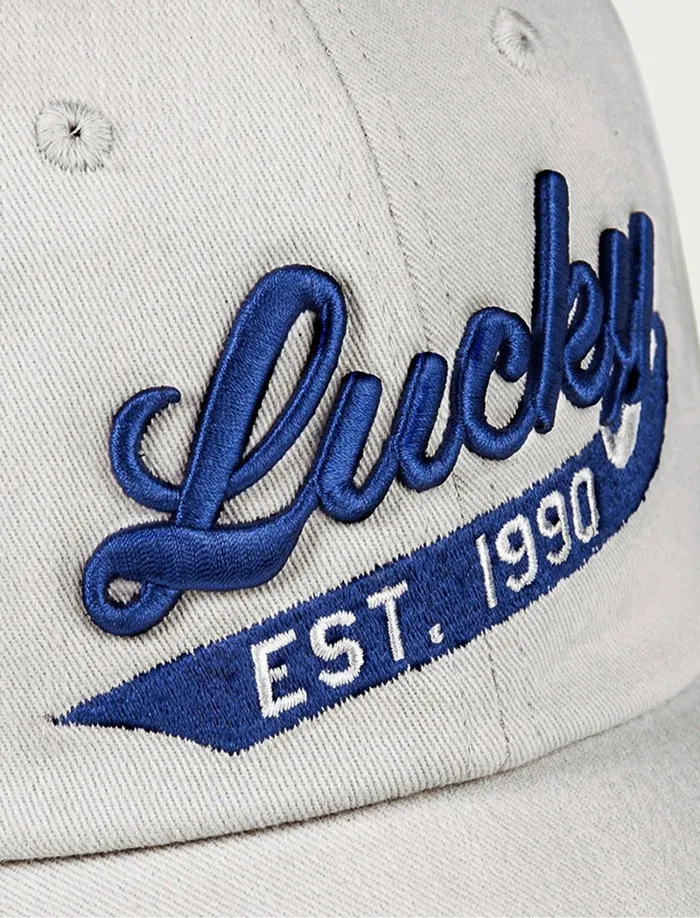 Lucky Brand Hats Men Lucky 1990 Embroidered Dad Hat Open Grey