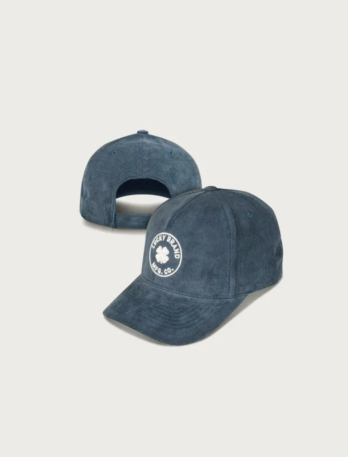 Lucky Brand Hats Men Lucky Mfg Co Emb Cord Hat Navy
