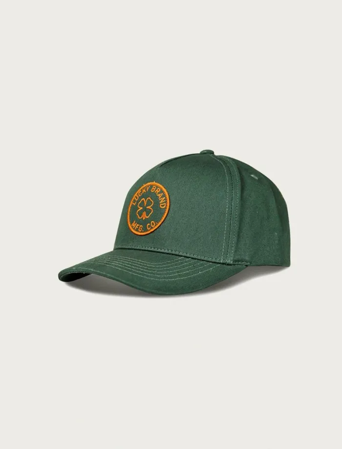 Lucky Brand Hats Women Lucky Mfg Co Patch Hat Open Green
