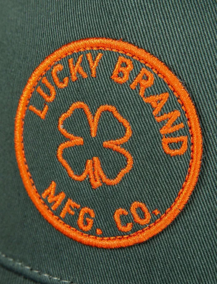 Lucky Brand Hats Women Lucky Mfg Co Patch Hat Open Green