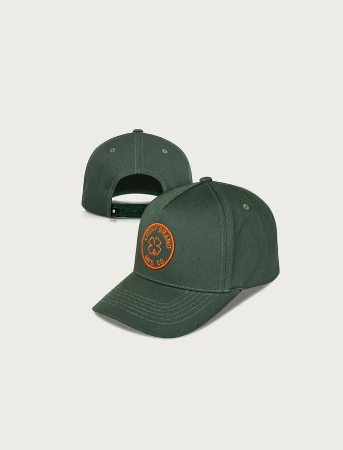 Lucky Brand Hats Women Lucky Mfg Co Patch Hat Open Green