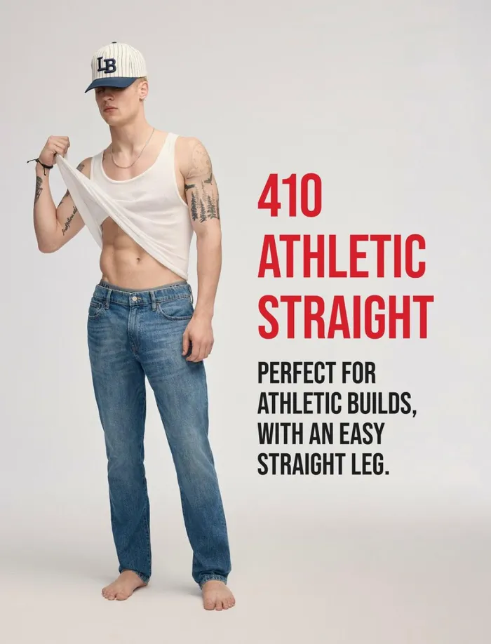 Lucky Brand Pants Men 410 Athletic Sateen Stretch Jean Sand