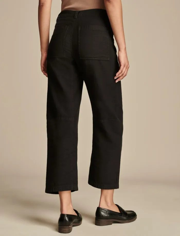 Lucky Brand Pants Women Button Front Utility Pant Caviar