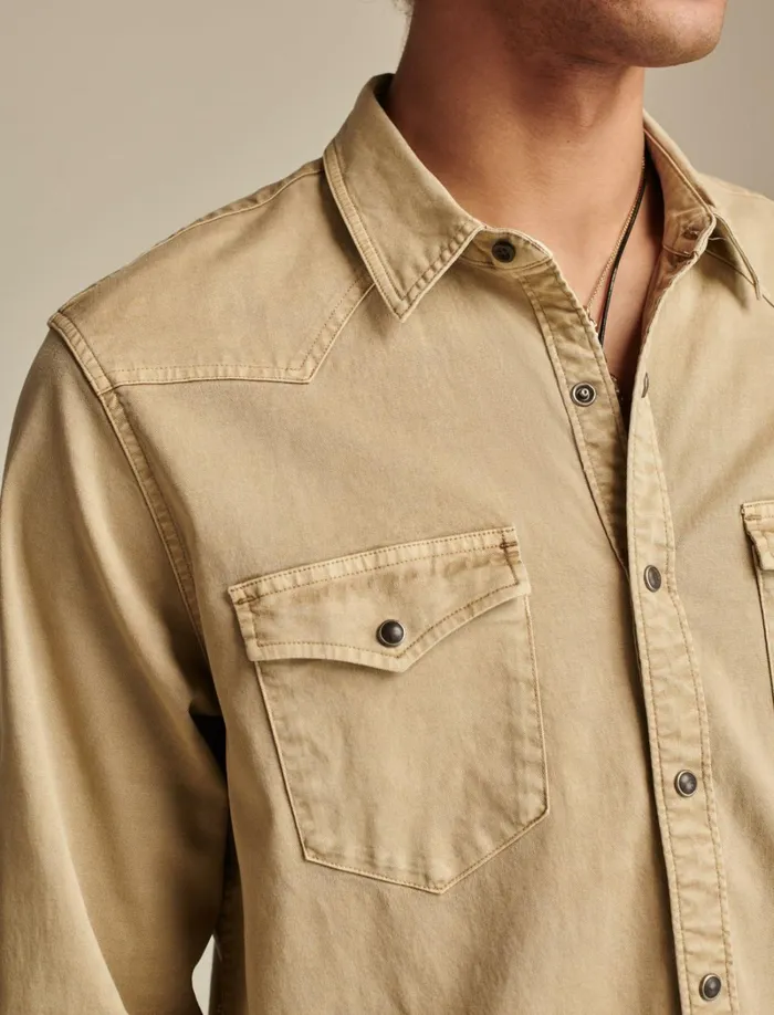 Lucky Brand Shirts and Tops Men Cole Hauser Twill Western Shirt Twill