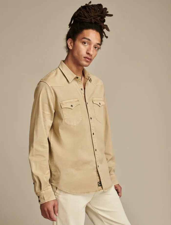 Lucky Brand Shirts and Tops Men Cole Hauser Twill Western Shirt Twill