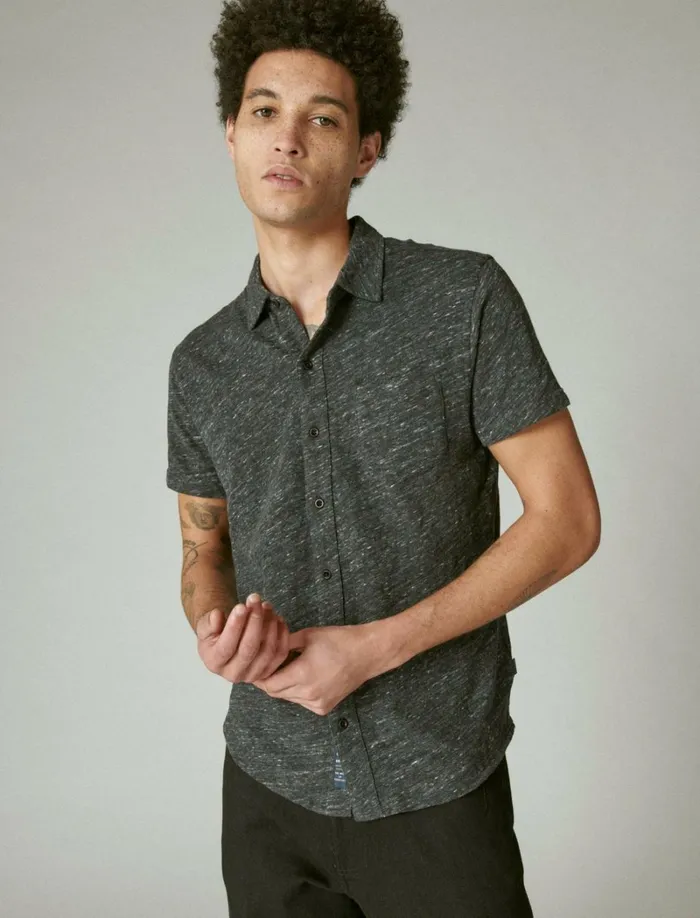 Lucky Brand Shirts and Tops Men Linen Button Up Shirt 001 Black