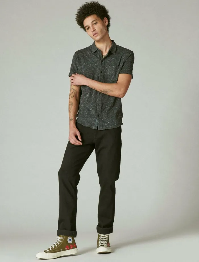 Lucky Brand Shirts and Tops Men Linen Button Up Shirt 001 Black