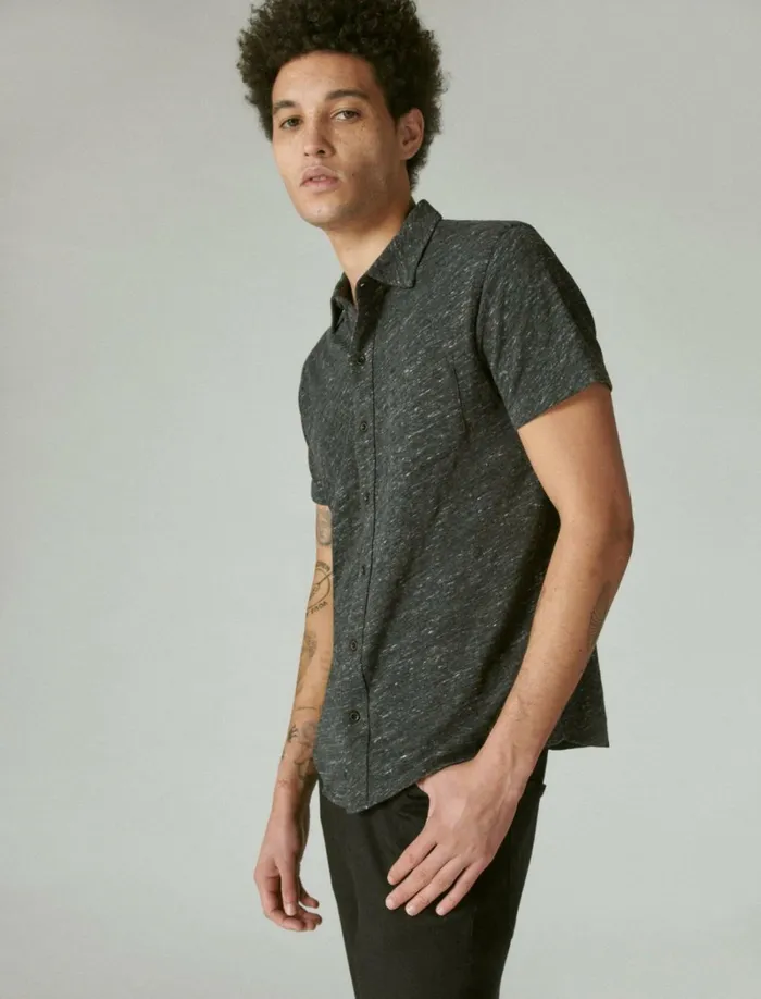 Lucky Brand Shirts and Tops Men Linen Button Up Shirt 001 Black