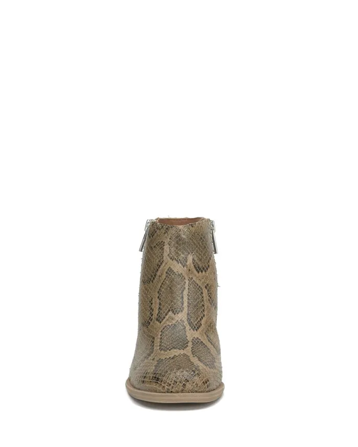 Lucky Brand Shoes Women Baelee Stacked Heel Bootie Medium Beige