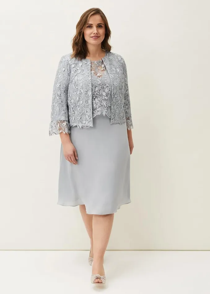 Luisa Lace Occasion Jacket Mineral Women Phase Eight Jackets