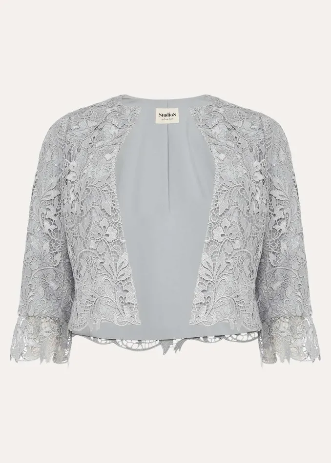 Luisa Lace Occasion Jacket Mineral Women Phase Eight Jackets