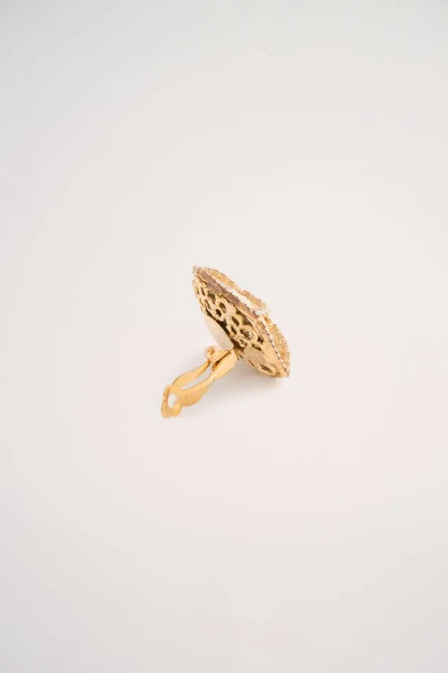 Luisa Spagnoli Bijoux Nicarco 8211 Rhinestone Earrings Nickelgold 8211 Women Luisa Spagnoli Bijoux Nicarco 8211 Rhinestone Earrings Nickelgold 8211 Women