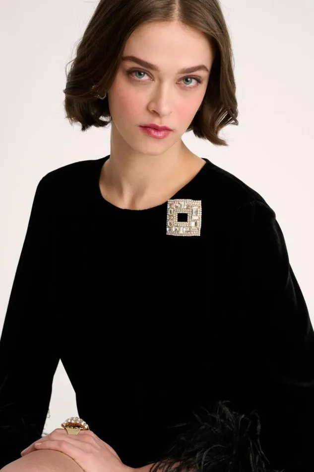 Luisa Spagnoli Bijoux Nosside 8211 Jewelled Pin Nickelgold 8211 Women Luisa Spagnoli Bijoux Nosside 8211 Jewelled Pin Nickelgold 8211 Women